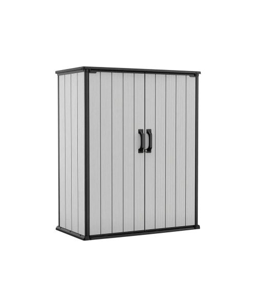 Keter Premier tall Grey 1400L Garden storage 4x2 ft 1704mm 1400mm