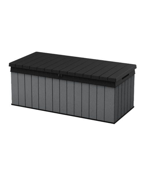 Keter Darwin 380L Plastic Storage Box – Grey