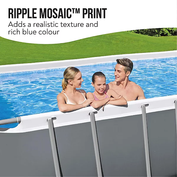 Bestway 24ft Power Steel Above Ground Swimming Pool, Frame Swimming Pool - Image 3