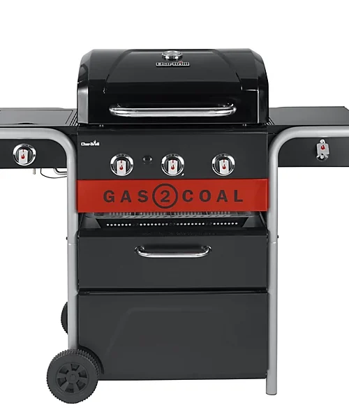 Char-Broil Gas2Coal 2.0 Black 3 burner Gas Hybrid BBQ